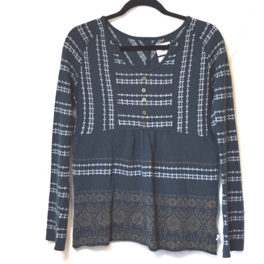 The North Face Vintage Wool Blend Nordic Sweater – Size XL